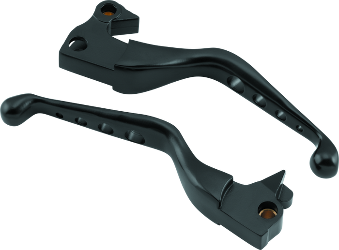 Bikers Choice 04-13 XL O-Series 4 Holed Lever Set Black