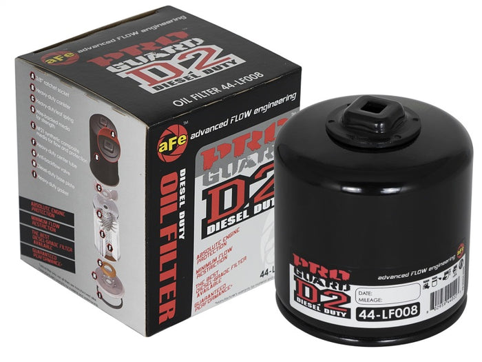 aFe Pro GUARD D2 Oil Filter 93-11 Ford Gas Trucks V8 4.6L/5.4L/5.8L (4 Pack)