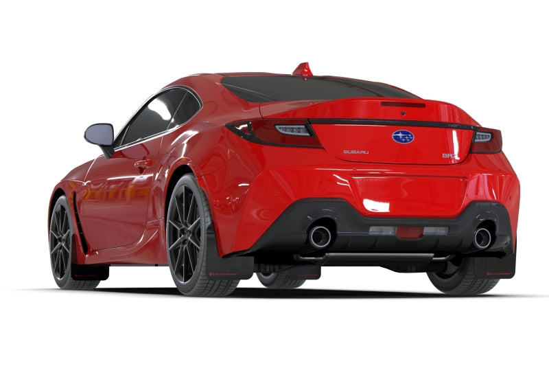 Rally Armor 22-25 Subaru BRZ / Toyota GR86 Black UR Mud Flap w/Blue Logo