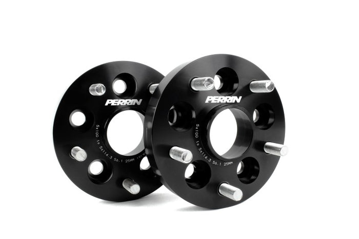 PERRIN Subaru/Toyota/Scion 25mm Wheel Adapter (Bolt-On Type) 5x100 to 5x114.3 w/56mm Hub - Pair