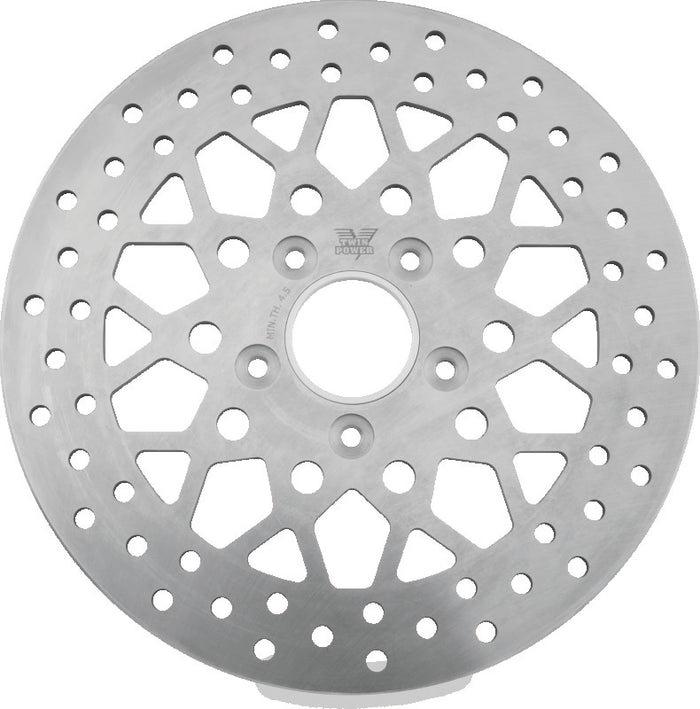 Twin Power 84-17 Big Twin Exc 11.8 and Lug Mount 84-13 XL Front 11.5 Solid Rotor Mesh