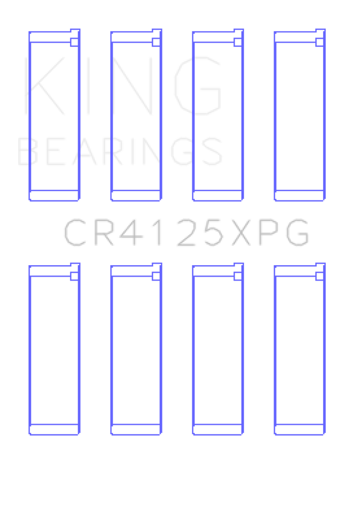 King Subaru EJ20/EJ22/EJ25 (Suites 52mm Journal Size) Tri-Metal Perf Rod Bearing Set - Size +.025mm