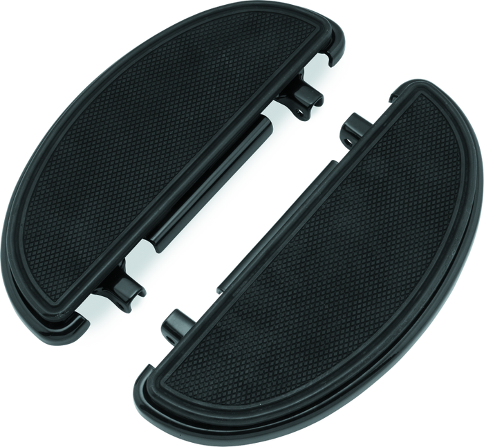 Bikers Choice 82-Up FLH FLT 86-17 FLST Black Half-Moon Floorboard Kit