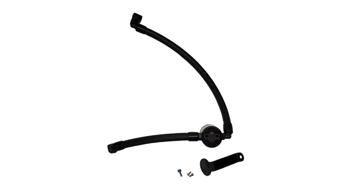 J&L 2021-2025 Ford Bronco 2.7L 3.0 Oil Separator Passenger Side- Black