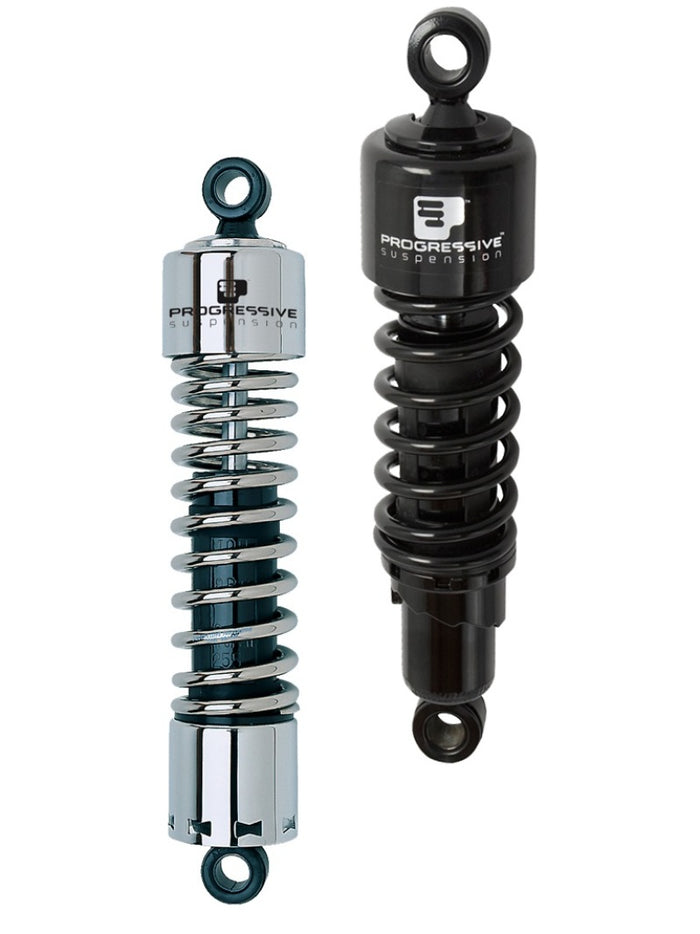 Progressive Harley-Davidson 412 Series Shocks 11.5in - Black