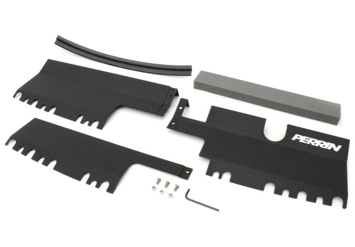 PERRIN 15-21 Subaru WRX/STI Radiator Shroud (With/Without OEM Intake Scoop) - Black