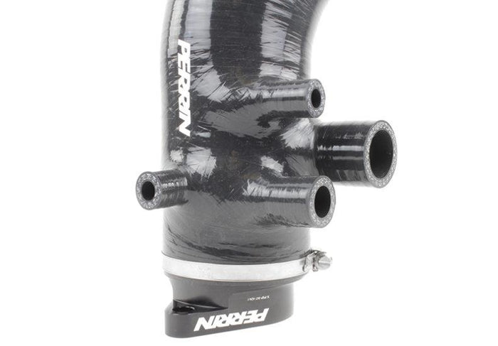PERRIN 15-21 Subaru WRX / 14-18 Forester XT Turbo Inlet Hose 3in. w/ Turbo Adapter Flange - Black