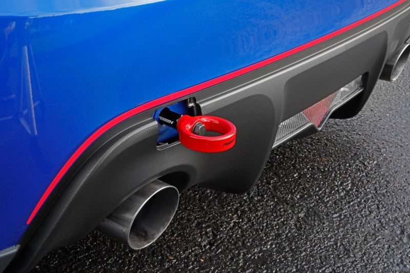 PERRIN 13-25 Subaru BRZ / 13-20 Scion FRS & Toyota 86 / 22-25 GR86 Tow Hook Kit (Rear) - Red