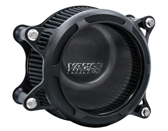 Vance & Hines 23+ HD Road/Street Glide V02 Insight Air Intake - Wrinkle Black