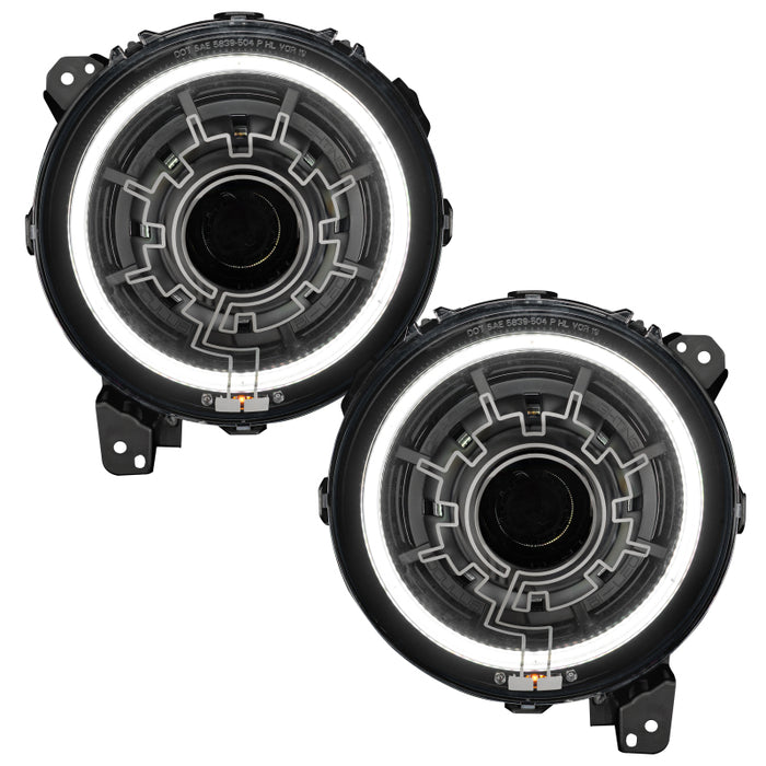 Oracle Lighting 18-22 Jeep Wrangler JL Oculus Bi-LED Projector Headlights