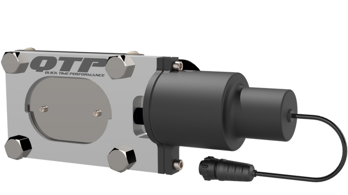 QTP Bolt-On QTEC Low Profile Oval Electric Cutout Valve