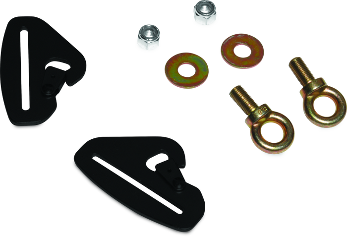 DragonFire Racing Quick-Release Snap Hook Harness Tab Kits - 3 in.