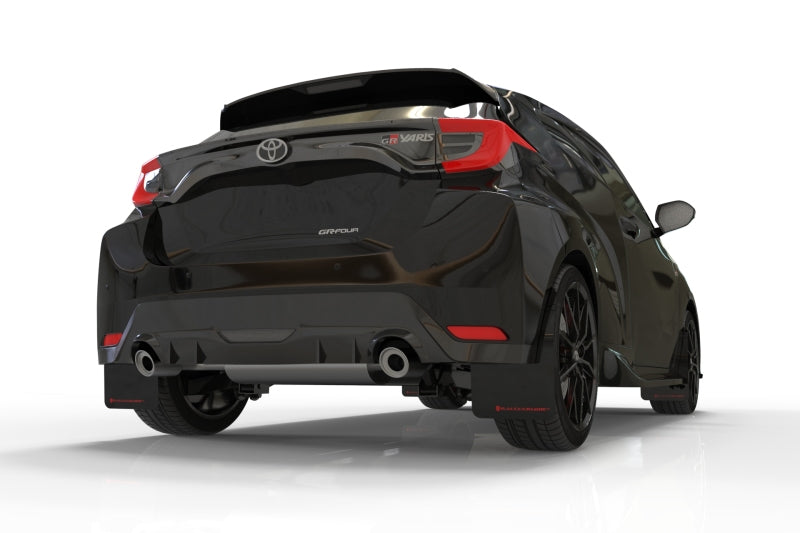 Rally Armor 20-25 Toyota GR Yaris Black Mud Flap w/Red Logo