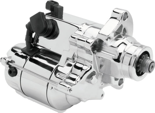 Twin Power 07-17 Big Twins +06 Dyna Exc M8 1.4 Kw Starter Chrome Replaces H-D 31618-06A