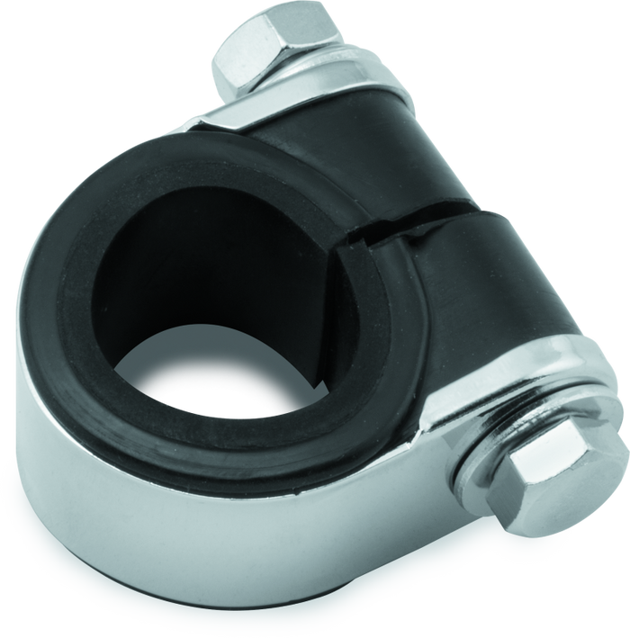 Bikers Choice Chrome Handlebar Gauge Clamp Universal Custom
