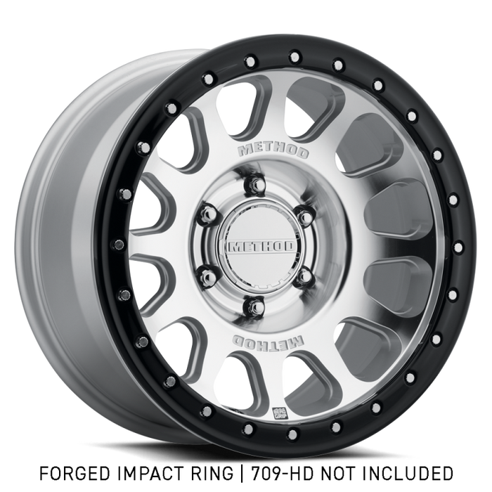 Method Beadlock Ring - 18in Forged - Style 1 - Gloss Black