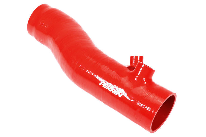 PERRIN 22-24 Subaru WRX / 20-25 LGT & OBXT Turbo Inlet Hose w/Turbo Adapter Flange (Long) - Red
