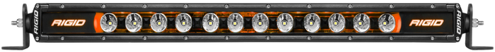 Rigid Industries 10in Radiance Plus SR-Series Single Row LED Light Bar with 8 Backlight Options