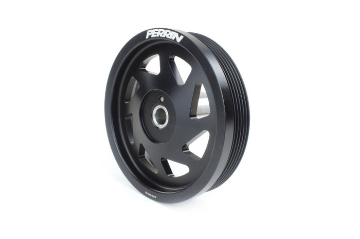 PERRIN 22-25 Subaru WRX/BRZ & Toyota GR86 / 20-25 FXT/OBXT Lightweight Crank Pulley - Black