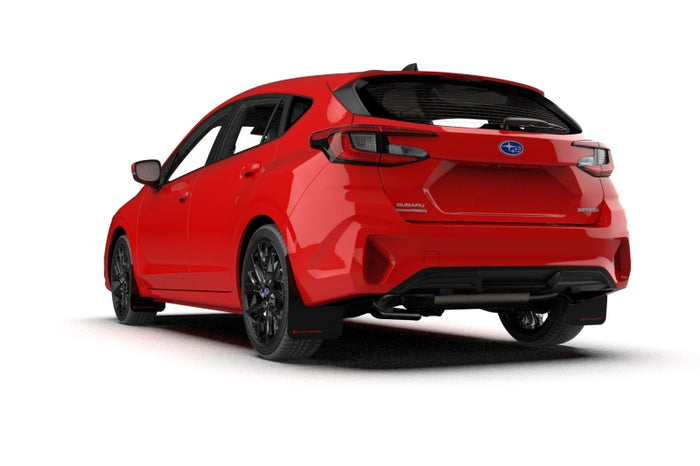 Rally Armor 24-25 Subaru Impreza Black UR Mud Flap w/ White Logo