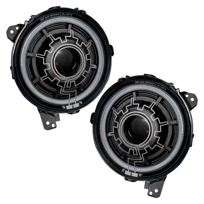 Oracle Lighting 18-22 Jeep Wrangler JL Oculus Bi-LED Projector Headlights