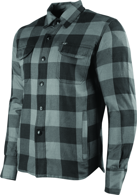 Speed and Strength True Grit 2.0 Armored Moto Shirt Grey - XL