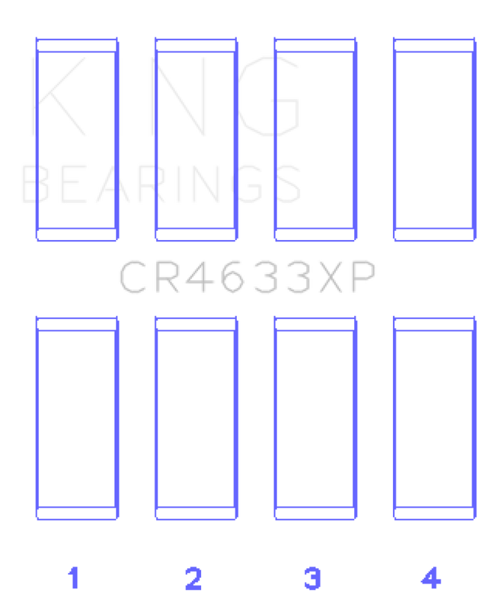 King Engine Bearings Peugeot EP6DT/BMW N14B16C Rod Bearing Set - Size STD
