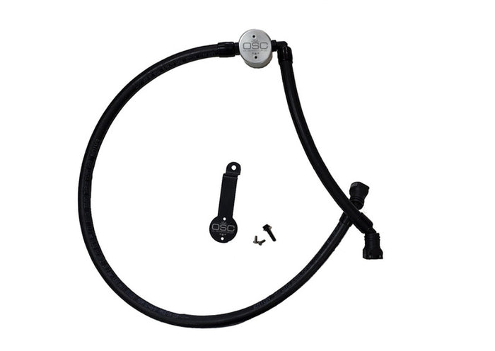 J&L 18-25 Jeep Wrangler JL 3.6L Driver Side Oil Separator 3.0 - Clear Anodized