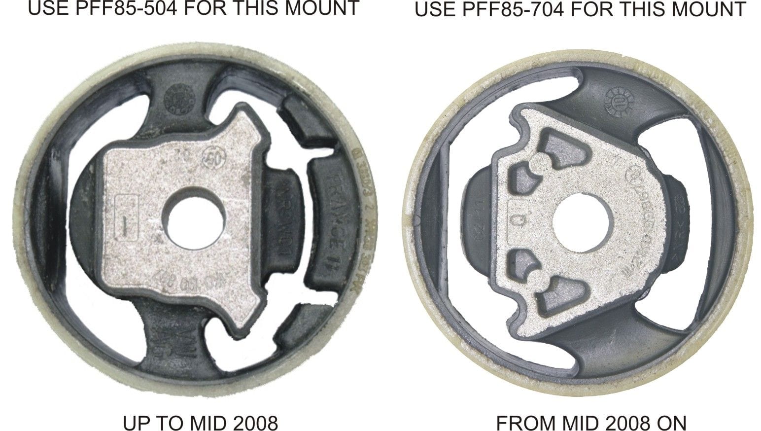 Powerflex-Volkswagen Lower Engine Mount Insert (Large) - Diesel- at Damond Motorsports