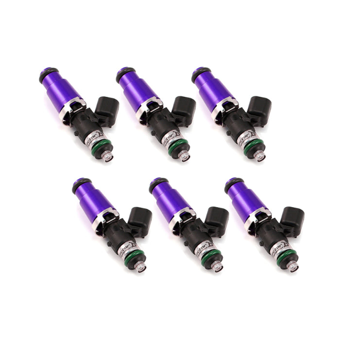 Injector Dynamics 1750-XDS - 60mm Length - 14mm Purple Top - 14mm Lower O-Ring (Set of 6)