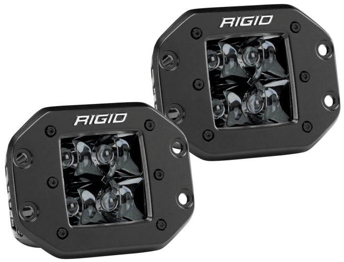 Rigid Industries D2 - Midnight Edition Flush Mount Spot Lights