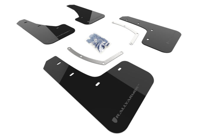 Rally Armor 18-25 Subaru Ascent Black UR Mud Flap w/Grey Logo
