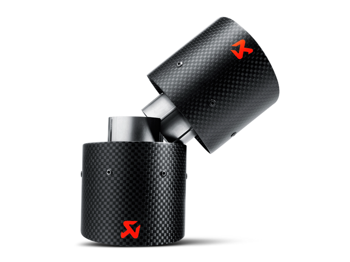 Akrapovic 07-14 MINI Cooper S (R56) / Cooper S Cabrio (R57) Tail Pipe Set (Carbon)