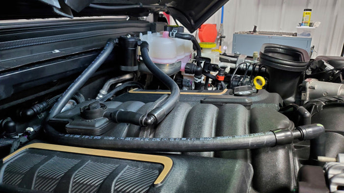 J&L 2021-2025 Jeep Wrangler 392 Oil Separator 3.0 Passenger Side - Black Anodized