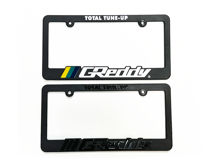 GReddy Total Tune Up License Plate Frame - 3 Color