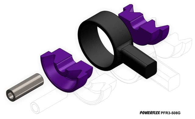 Powerflex-VW Golf Mk4, New Beetle / Audi TT, S3 Rear Trailing Arm Front Bushing Toe Adjustable- at Damond Motorsports