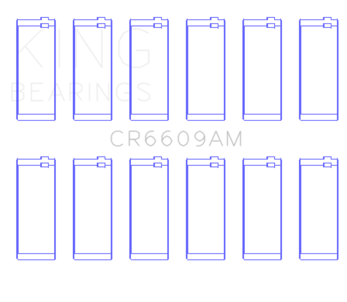 King Engine Bearings BMW M30/M32/B35 Performance Rod Bearing Set