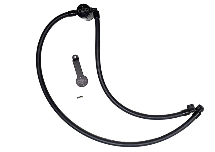J&L 20-25 Jeep Wrangler 2.0L Driver Side Oil Separator 3.0 - Black Anodized