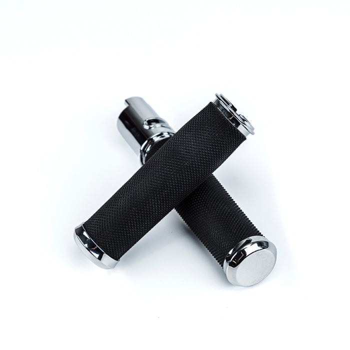 Bikers Choice Billet Aluminum Chrome Throttle-By-Wire Contour  Grips