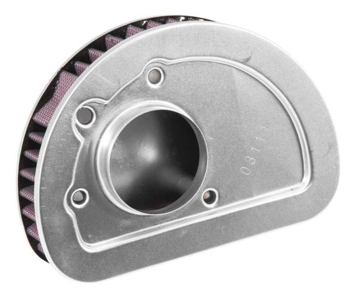 K&N Replacement Unique Air Filter 6.625in L x 4.75in W x 1.625in H with 1 Flange for Harley-Davidson