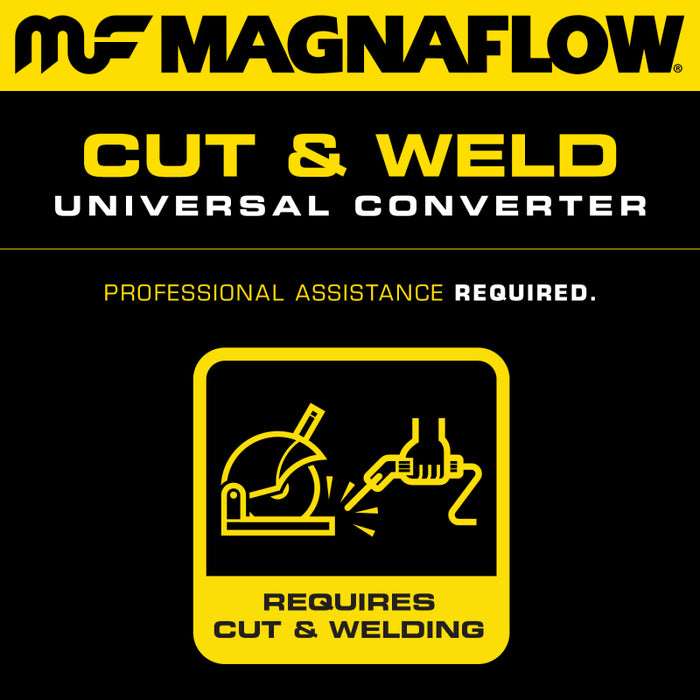 MagnaFlow Universal Catalytic Converter 2.75inch C/C Met.