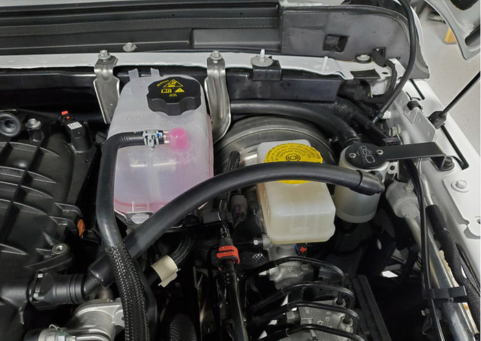 J&L 18-25 Jeep Wrangler JL 3.6L Driver Side Oil Separator 3.0 - Clear Anodized