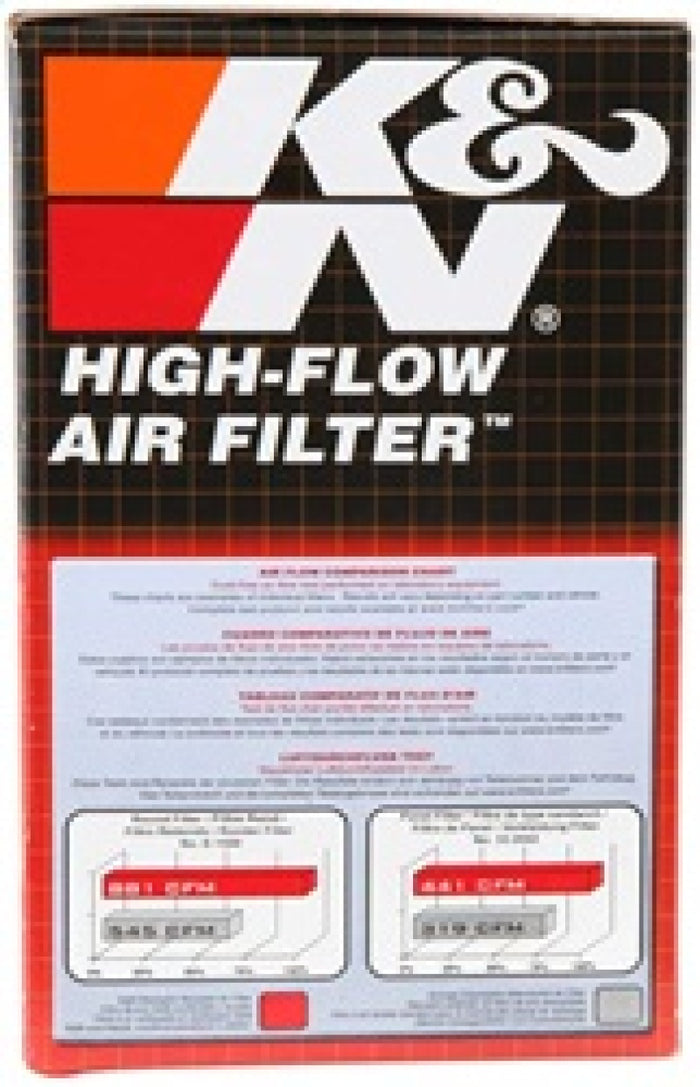 K&N BMW Replacement Air Filter - 5.875in O/S L x 3.5in O/S W x 1.25in H