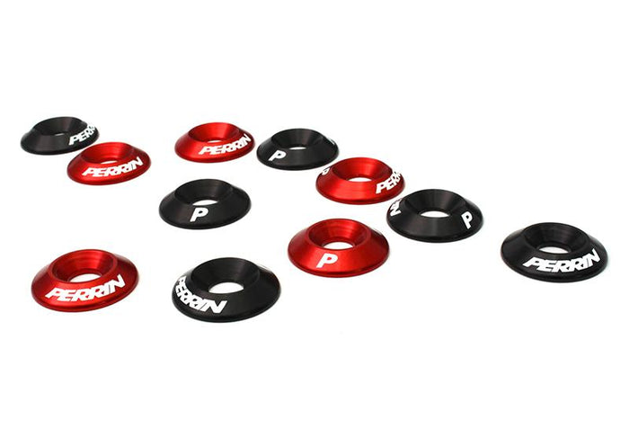 PERRIN 15-21 Subaru WRX Intercooler/Engine Cover Lock Down Washers - Black