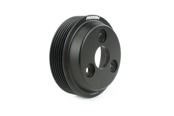 PERRIN 22-25 Subaru WRX / 21-25 Crosstrek / 20-25 LGT/OBXT/FXT Lightweight Water Pump Pulley - Black