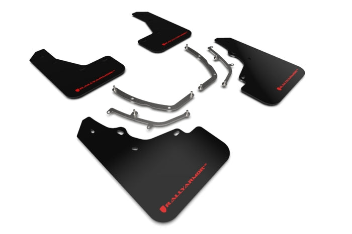 Rally Armor 19-25 Mazda3 Hatchback Black UR Mud Flap w/Red Logo
