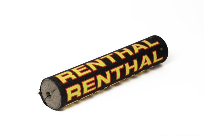 Renthal Vintage SX Pad - Black/ Red/ Yellow
