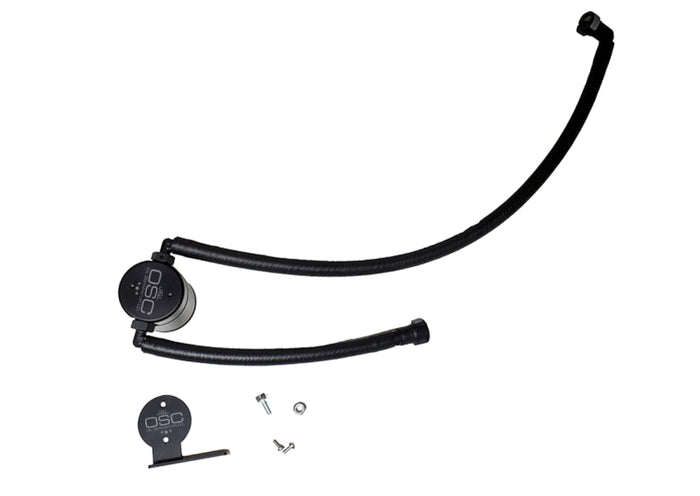 J&L 20-25 Chevrolet Corvette 6.2L LT2 Targa Top Passenger Side Oil Separator 3.0 - Black Anodize