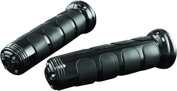Kuryakyn ISO-Grips With OEM Heated Grip 06-20 Honda GL1800 Black