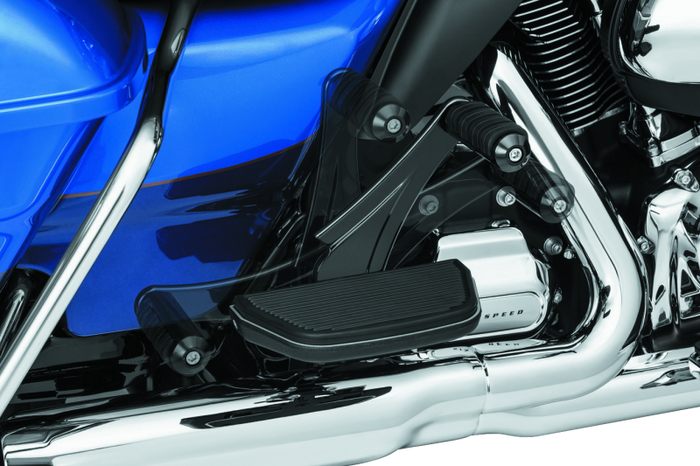 Kuryakyn Adjustable Passenger Pegs With ISO Small Pegs 10 and Up Black